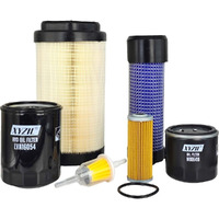 Xyzil Ta25769 Ta15270 Service Maintenance Filter Kit Compatible With John Deere 1025R 1023E 1026R 2025R 2026R Lvu34503 Lvu34504 Am116304 Lva16054 M806418 Miu804763 Inline Fuel Oil Air