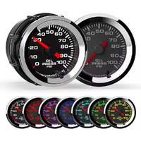 Sinco Tech 2'' 52Mm With Oil Pressure Gauge Sensor Kit Car Meter (Oil Pressure)