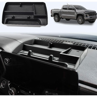 Edbetos Center Console Dashboard Organizer Compatible With 2023 2024 2025 Chevrolet Colorado/Gmc Canyon Insert Tray Accessories Behind Screen Dash Storage Tray With Phone And Sunglasses Holder