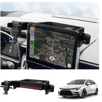 Fiilines Car Phone Holder Fit For 2019-2025 Toyota Corolla/Corolla Cross 2022-2025 (Fit 8"" Touch Screen) Cell Phone Mount With Dash Center Console Organizer, Screen Fixed Clip Interior Accessories