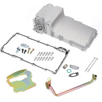 Ls Swap Oil Pan Kit For 55-87 Gm Ls1 Ls6 Ls2 Ls3 Lsx 4.8L 5.3L 6.0L 6.2L Ls Gen Iii And Gen Iv V8 Aluminum