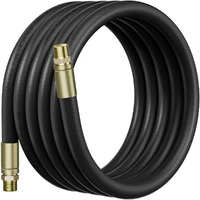 3/4"" Fuel Hose 20Ft With Carbon Steel Male Npt Fittings, Three Protective Layers Farm Fuel Hose For Dispensing Diesel, Gasoline, Biodiesel, Kerosene, Petroleum Oils