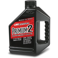 Maxima Racing Oils 219128-2Pk Premium 2 Smokeless 2-Stroke Premix/Injector Oil 1G Bottle, 2-Pack, 1 Gallon