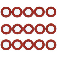 15Pcs Drain Screw Gaskets For Yamaha Outboard 4 Stroke, 90430-08021-00 90430-08003 Outboard Lower Unit Seals Oil Drain Gasket For Outboards, Replacement Washer By Keeroarin