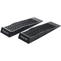 Magisale Low Profile Plastic Car Service Ramps 3 Ton Heavy Duty Truck Vehicle Ramps For Oil Changes& Maintenance- 2 Pack