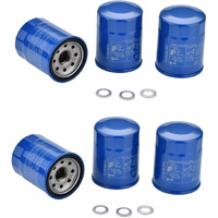 Fltrucktop 6Pcs 15400-Plm-A02 94109-14000 Oil Filters Drain Plug Gasket Kit Fits Honda Acura - Accord Cr-V Civic Fit Pilot Replaces 15400-Rta-003,15400-Pr3-003,15400-Ph1-014,15400-Pr3-405