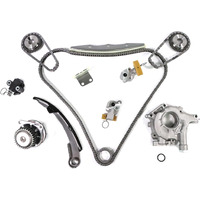 Autodevil Timing Chain Kit And Water Oil Pump 3.5L Fit For G35 2003-2007 For 350Z 2003-2006 For M35 2006-2008 For Murano 2003-2007 For Maxima 2002-2003 Car Engine Component 13028-Jk00A 21010-Al528A