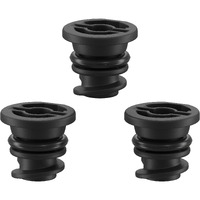 3Pcs Oil Drain Plug Plastic M16 With Rubber Washer Gasket Seal - Replacement For Audi/Volkswagen - Oem 06L103801 Fits For 2015-2024 Golf Jetta Passat Tiguan A3 A4 A5 A6 A7 Q3 Q5 Q7 Tt By Automajor