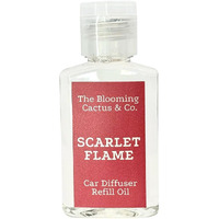 Car Air Freshener Refill Oil - Fragrance Oil Diffuser Refill - Car Diffuser Refill - Reed Diffuser Refill -The Blooming Cactus & Co. - (Sarlet Flame)