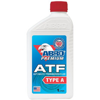 Abro Automatic Transmission Fluid Type A, 1 Quart, Quality Economical Atf Fluid, Formulated From Select Base Oils With Anti-Foam Additive, Red Dye Leak Detector, Straight Mineral Oil Lubrication