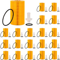 Getopauto 04152-Yzza4 Engine Oil Filter - Compatible With Toyota Land Cruiser, Sequoia, Tundra (2008-2022) - Replaces 04152-38020, 04152-51010 (Set Of 20)