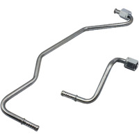Lostar Pair(2) Auto Transmission Oil Cooler Line Kit On Radiator Compatible With Grand Cherokee 1999-2003 52079432Ac + 52079753Ab