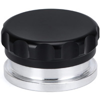 Ptnhz Od 2.3""/58.5Mm Aluminum Alloy Weld Billet On Filler Neck Cap Oil Fuel Water Tank Black