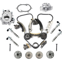 Timing Chain Kit Fit For Ats Cts Xts Sts 2007-2014 3.6L For Cts 10-14 3.0L, For Chevy Equinox Impala Traverse Malibu 2008-2015 3.0L 3.6L,For Gmc/Buick/Pontiac/Saturn Engine Water Oil Pump