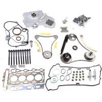 Engine Timing Chain Kit Water Oil Pump 2.4L Fit For Equinox 2011-2017 For Lacrosse 11-16 For Regal 2012-2017 For Terrain 11-17 For Verano 12-17, 2.2L For Hhr 09-11 For Cobalt 09-10 Engine Part Sets