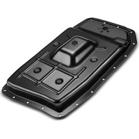 A-Premium Transmission Oil Pan With Drain Plug Compatible With Ford 6R80 6-Speed Automatic Trans & Expedition 2011-2017, F-150 2011-2018, Mustang 2011-2017 & Lincoln Navigator
