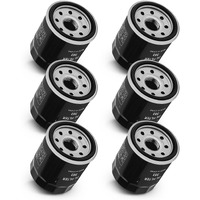 Fhsjxr 6Pcs 2520799 Oil Filter For Polaris Sportsman 850 570 500 450 400 Ranger Scrambler 850 1000 Xp Magnum 325 425 500 Trail Boss 330 Hawkeye Xpedition Xplorer, Replace For 16097-0008 Kawasaki