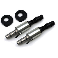 Set Pair 2 Vct Variable Camshaft Cam Timing Solenoid Oil Control Valve Vvti Timing For Ford 4.6L 281 5.4L 330 3V With Seal An Screw 8L3Z-6M280-A 3L3Z-6C535-Aa 1 3/4 Seal Older Style Updated Design