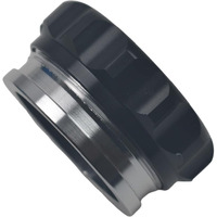 Id 2""/50.8Mm Weld Gas Cap Aluminum Alloy Fuel Cap With Weld On Filler Neck Oil Tank Cap For Automotive And Industrial Applications (Black)