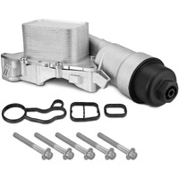 Upgrade Aluminum Engine Oil Filter Housing & Cooler Kit Compatible With Bmw I8 X1 X2 Mini Cooper Clubman Countryman 1.5L & 2.0L Replace For 11428585235 11428511391 11428590022