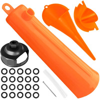 Oil Change Tool Kit For Harley Davidson Accessories,Oil Filter Wrench,Crankcase Fill Tool,Primary Case Funnel,Drip-Free Oil Filter Funnel,20Pcs O-Rings