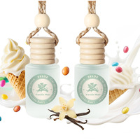 Veloz Hanging Car Air Freshener-Vanilla Mist Scent Long Lasting Essential Oil Car Diffuser