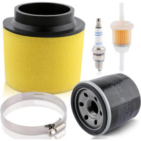 Carbbia 0470-391 Dual Stage Air Filter With Oil Filter Fuel Filter Spark Plug Compatible With Arctic Cat 400 2X4 4X4 Green Red 375 2X4 4X4 Green Red Tbx Fs-936 0470-322