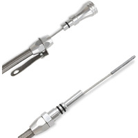 Big Block Chevy Flexible Stainless Steel Engine Oil Dipstick For 1965-91 Bbc 396 427 454 496 502