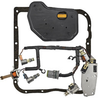 4L60E 4L65E Transmission Master Solenoid Kit W/Harness, Pressure Manifold Switch And Trans Oil Filter For Gm 2003-2005 M30 M32 Transmission, 24230298 24208576 24215111 24227747 8677314 8683187