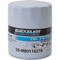 Quicksilver 8M0116378 Oil Filter For Mercruiser Sterndrive And Inboard Engines By Ford Motor Company