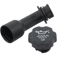 Motoku Engine Oil Filler Tube W/Gasket And Oil Filler Cap For Chevrolet Trailblazer Silverado Avalanche Suburban Cheyenne For Gmc Yukon Sierra Envoy For Buick Rainier For Cadillac Escalade