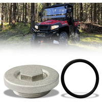 Chikia Oil Drain With O-Ring Compatible With Hisun Utv Atv 250,450,500,550,700,750,800,1000 Hisun,Massimo,Bennche,Coleman,Axis,Cub Cadet
