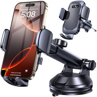 Phone Holders For Your Car?Upgraded Strongest Suction? Car Phone Holder Mount Dash?360 Adjustable? Suction Cup Phone Mount For Truck Stand Cell Phone Holder For Car Mount (Silicone Rubber)