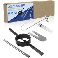 Fork Oil Level Tool,Motorcycle Oil Tool,Fork Maintenance Tool Set,Fork Service Tool Kit,Motorcycle Fork Tool