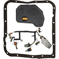 4L60E 4L65E Transmission Master Solenoid Kit W/Harness, Pressure Manifold Switch And Trans Oil Filter For Gm 1993-2002 M30 M32 Transmission, 24230298 24208576 24215111 24227747 8677314 8683187