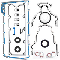 Dorcedwell Ls Gasket Kit For Gm Ls V8 Engine 4.8L 5.3L 5.7L 6.0L 6.2L - Oil Pan Gasket, Gen Iii Valley Cover Gasket, Front Timing Cover Gasket & Rear Main Seal Gasket Set - Cs5975A Cs9284 12558178