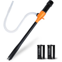 Gexihodie Fuel Transfer Pump, Battery Powered Electric Siphon Pump For Gasoline, Diesel, Water Transfer - Universal Fit Battery Operated Gas Can Pump, Oil Extractor