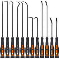 Horusdy 12-Piece Precision Hook And Pick Set, Car Auto Oil Seal/O-Ring Seal Gasket Pick, Precision Hooks Puller Remover