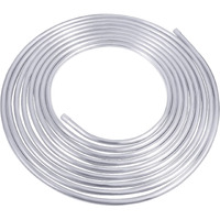 5/8 Metal Fuel Line,5/8"" Od Aluminium Coiled Tubing Hard Tube For Refrigeration Tubing, Automotive Oil Pipe,Brake Line, Metal Gas Line, 10Ft (5/8 Od 10Ft)