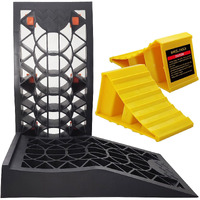 Low Profile Car Ramps For Lift 2.41'' And Vehicle Maintenance Oil Changes Portable Anti-Slip Ramp Special For Lower Cars Vehicle Maintenance For Garage, With 2 Wheel Chocks