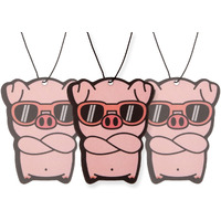 Piggy Pig Car Air Freshener 3 Pack Scented With Essential Oils (3 Pack)