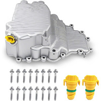Upgraded Aluminum Engine Oil Pan Bolt Kit Compatible With Ford F150 2017-2019 3.5L, F150 2018 3.3L, Expedition 2018-2019 3.5L & Lincoln Navigator 2018 3.5L - Replace Part Hl3Z-6675-A