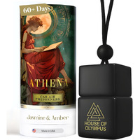 Athena Car Air Freshener And Diffuser - 100% Natural Essential Oils - Luxury Car Scent By House Of Olympus - Made In Usa