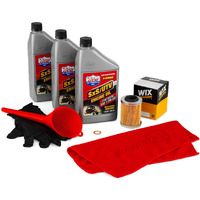 Superatv Up & Running Can-Am Defender Oil Change Kit With Premium Lucas Oil And Wix Filter, Includes 2.5 Qt. Of 10W-50 Full Synthetic Lucas Oil And Wix (765809303669) Oil Filter For Best Performance