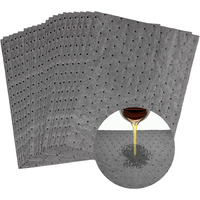 Zndaw 20 Pcs Oil Absorbent Pads, 13"" X 10"" Weight Dimpled Pad Polypropylene Mat For Oil & Fluid, Universal Water Absorbent Mat Spill Control Supplies For Automotive Workshop