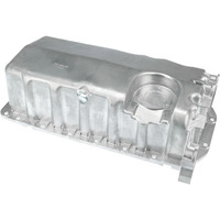 Uro Parts 038103601Na Engine Oil Pan, Without Oil Level Sensor Hole , Black
