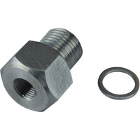 Ict Billet Oil Pressure Sensor Gauge Adapter Male M16-2.0 Adapter Female 1/8-27 Npt Engine 551142