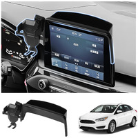 Fiilines Dashboard Storage Tray & Phone Holder Compatible With Ford Focus 2012 2013 2014 2015 2016 2017 2018 (Fit 8"" Touch Screen) Dash Center Console Organizer Cell Phone Mount Interior Accessories