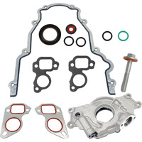 Yzusgomumu M295Hv High Volume Ls Oil Pump Kit With Gaskets And Balancer Bolt Compatible With 4.8L 5.3L 6.0L Chevrolet Silverado Avalanche Suburban Tahoe Trailblazer Gmc Sierra Yukon Cadillac Escalade