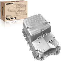 A-Premium Engine Oil Pan Sump With Drain Plug Compatible With Honda Civic 2001 2002 2003 2004 2005 L4 1.7L